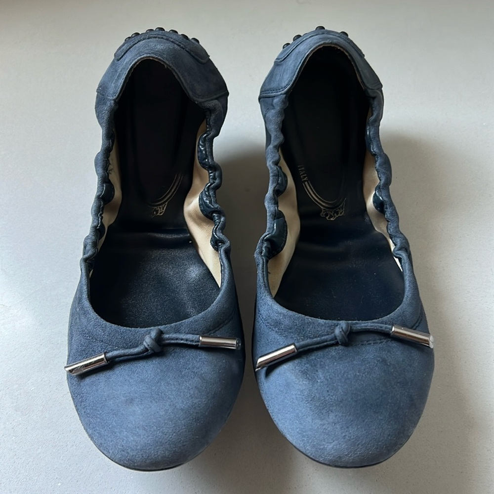 Tod’s Suede Leather Ballet Flats SIZE 37